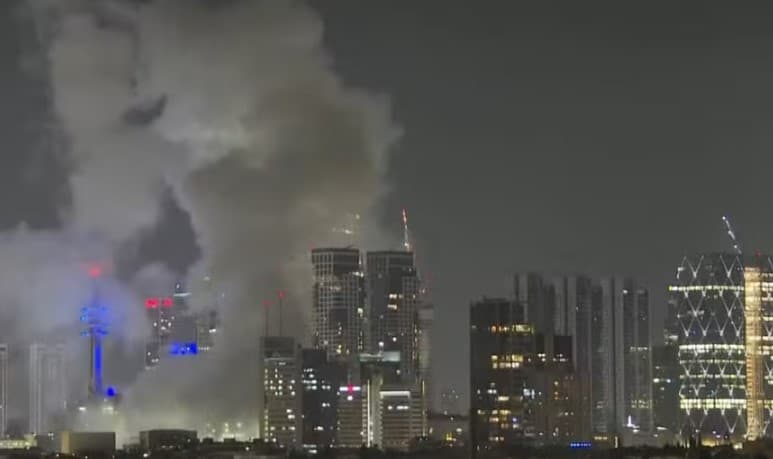 VÍDEO: Irã lança mais de 100 mísseis balísticos a Israel, que emite alerta à população para procurar abrigo