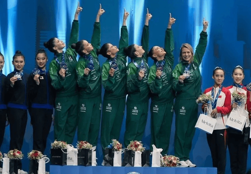 Brasil faz história e conquista ouro na Copa do Mundo de ginástica rítmica