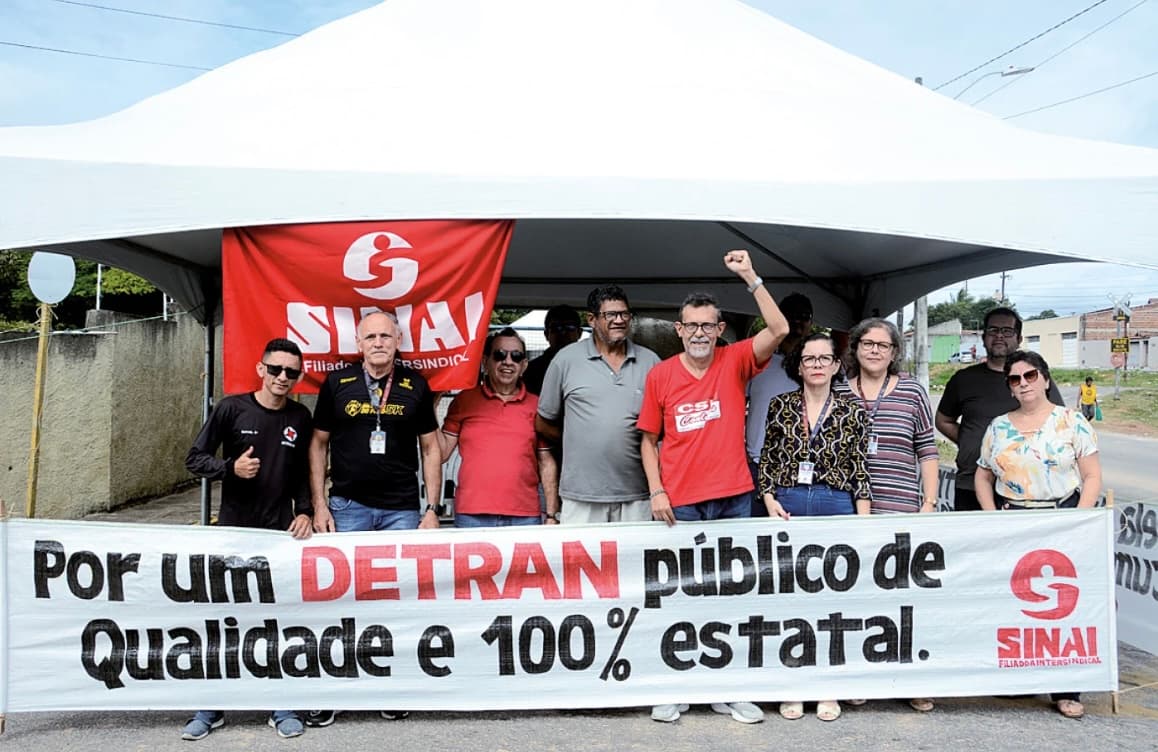 Servidores do Detran fazem paralisação em todo o RN