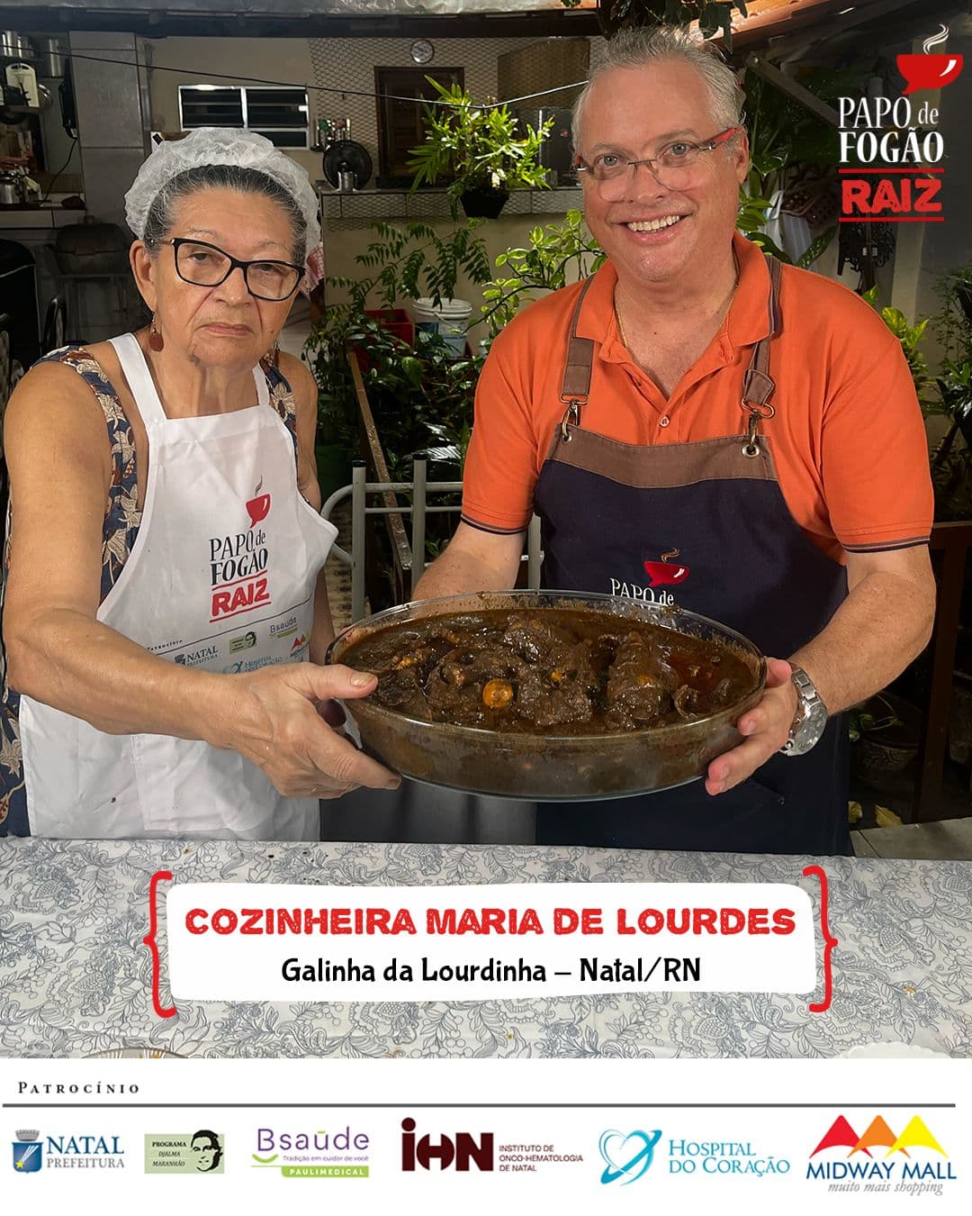 Papo de Fogão Raiz desta semana traz duas receitas de muita “sustança”: galinha cabidela e rabada