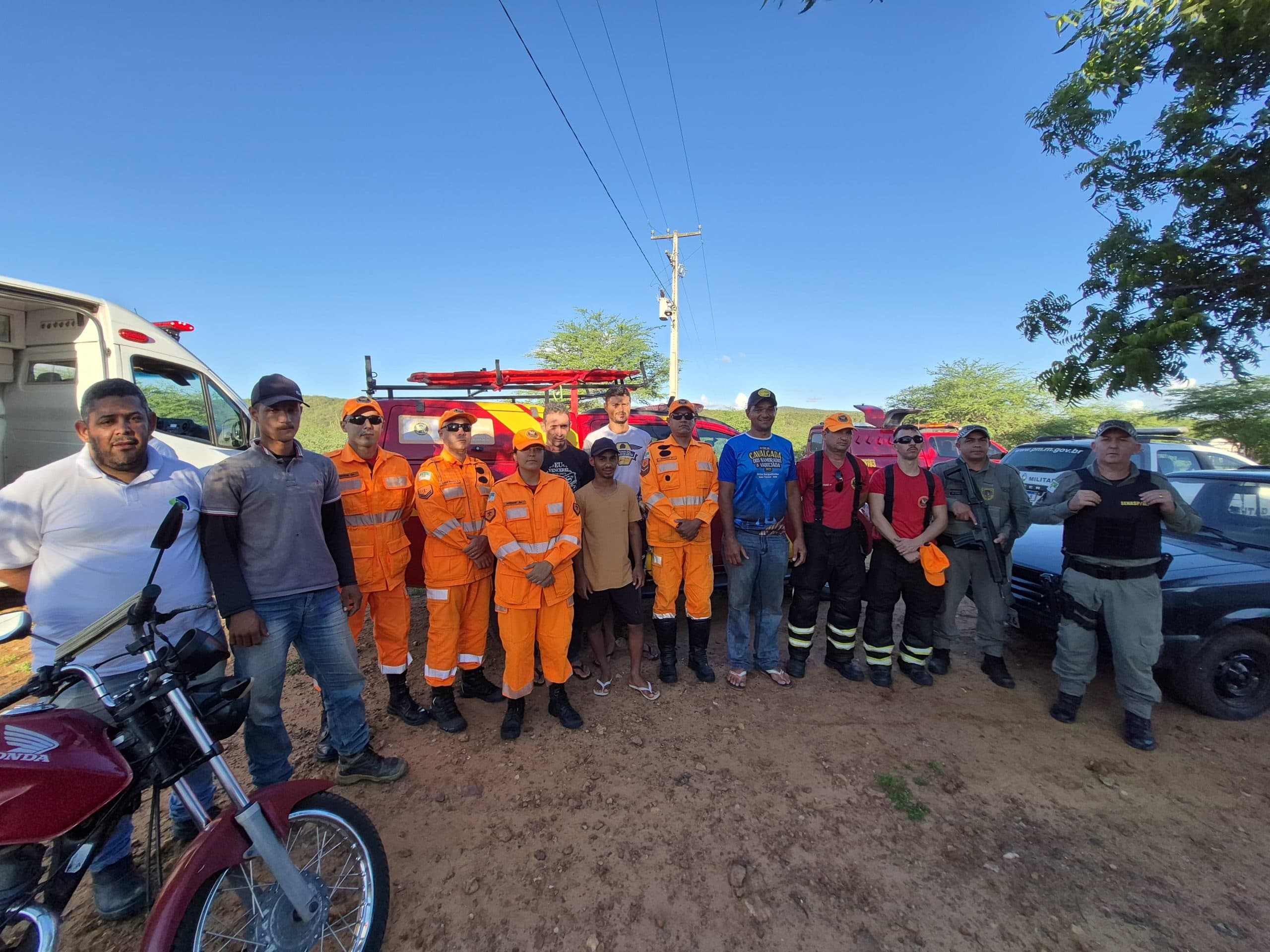 Cães de busca do Corpo de Bombeiros ajudam a localizar idoso desaparecido no RN