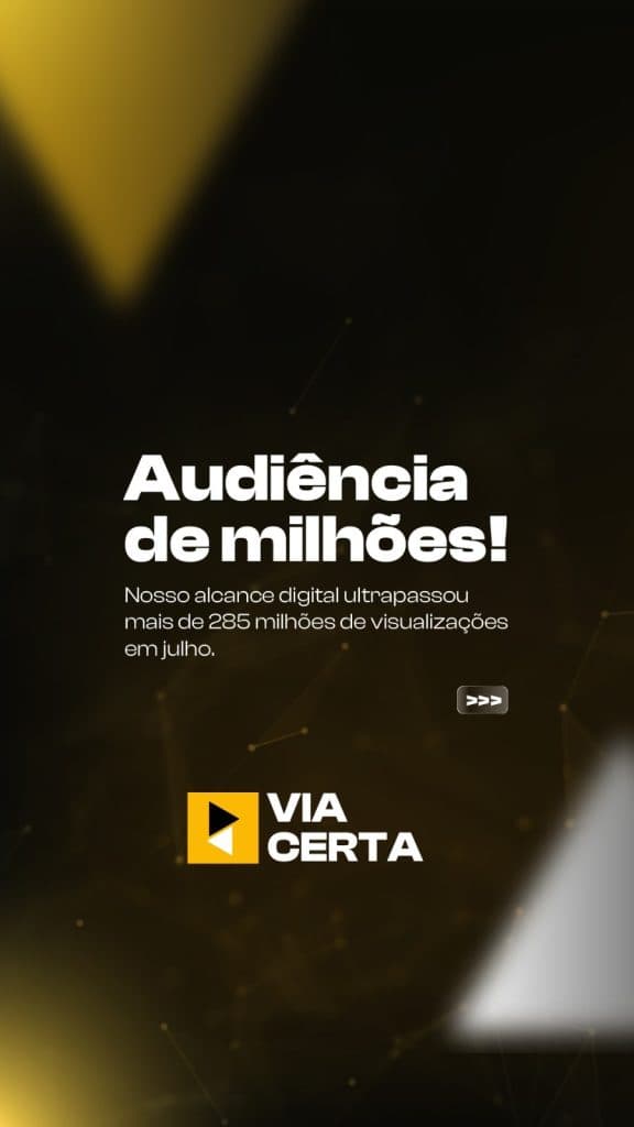 Audiência de Milhões: Via Certa Natal ultrapassa 285 milhões de visualizações em julho e lidera audiência no RN