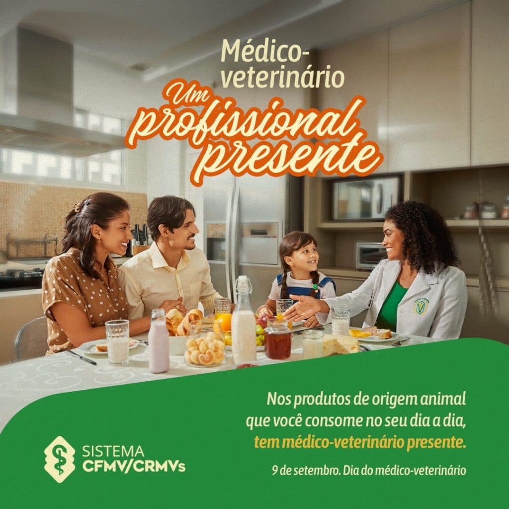 Profissional presente: campanha destaca papel dos médicos-veterinários no dia a dia da sociedade