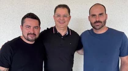 Líder do PL e Eduardo se encontram nos EUA e reafirmam defesa de anistia