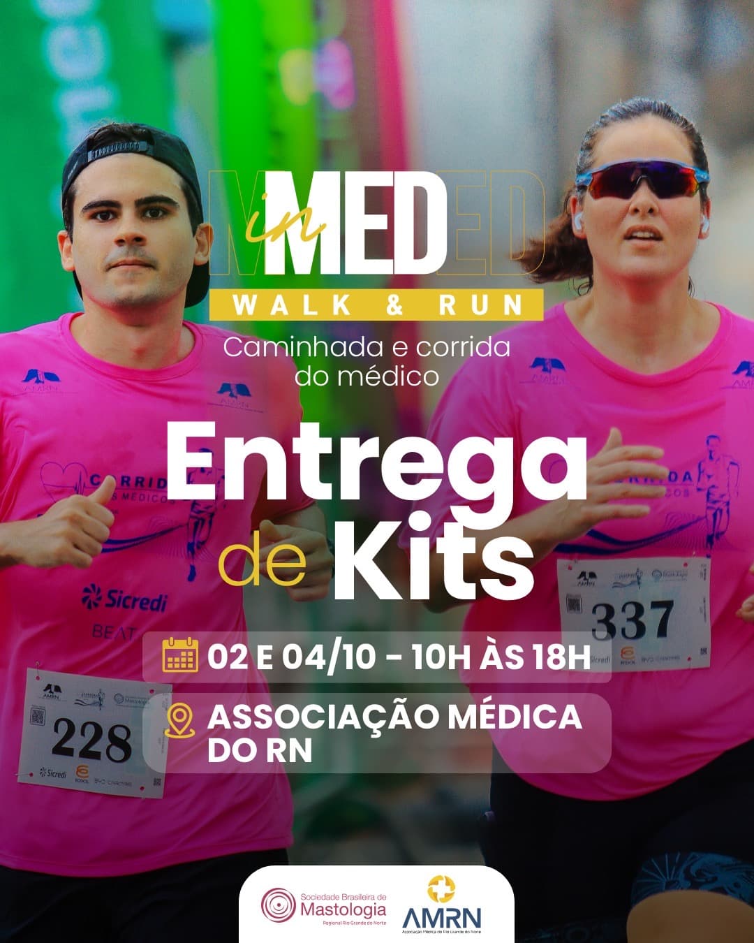 No próximo domingo (5) acontece a Caminhada e Corrida do Médico