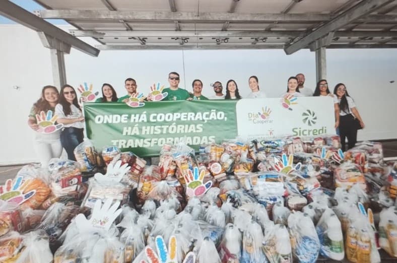 Sicredi RN distribui cerca de 9 toneladas de donativos no Dia C
