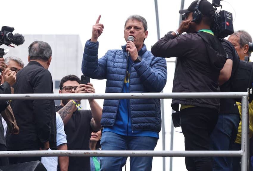 Tarcísio diz que discurso na Paulista, com críticas ao STF e Moraes, traduz sentimento da população
