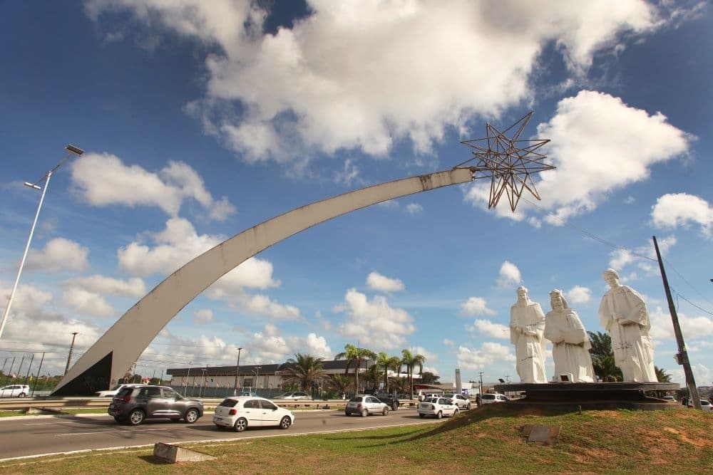 BR-101 terá interdição noturna para obras de recuperação do Pórtico dos Reis Magos