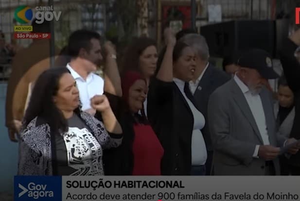 VÍDEO: Lula dividiu palco com presa por tráfico na Favela do Moinho, comunidade usada pelo PCC como ‘quartel-general'