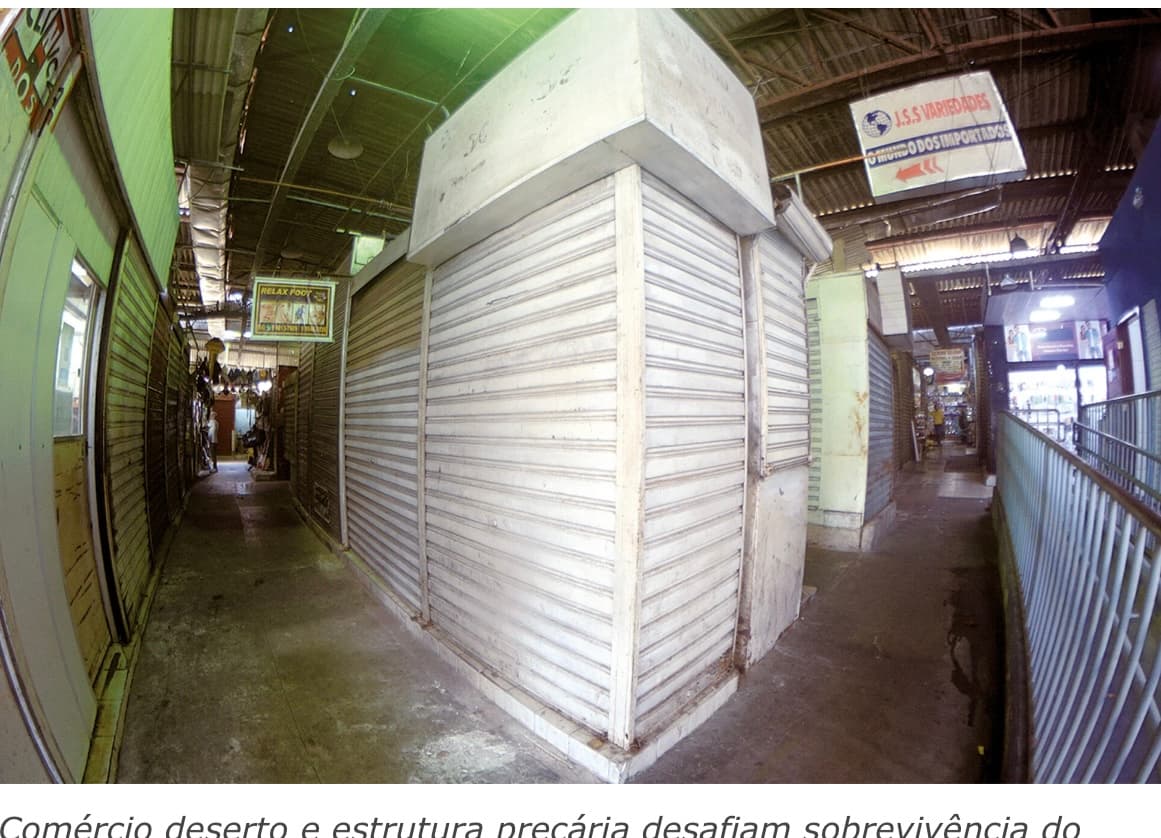 Camelódromo da Cidade Alta enfrenta abandono e tem 70% dos boxes fechados