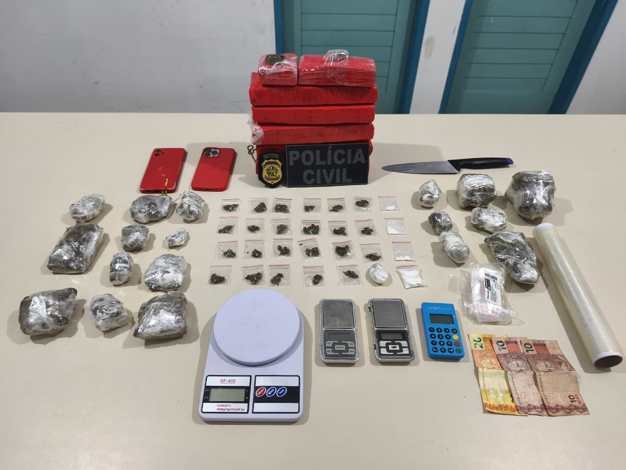 NO SERIDÓ: Polícia apreende R$ 120 mil em cocaína e armas, prende dois por tráfico e associação criminosa em Caicó