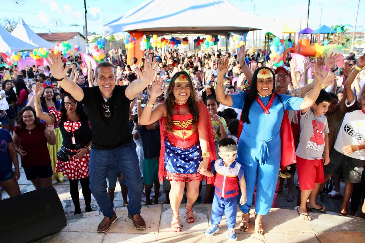 Rhalessa e Eriko Jácome unem forças e fazem a maior festa do Dia das Crianças em Parnamirim