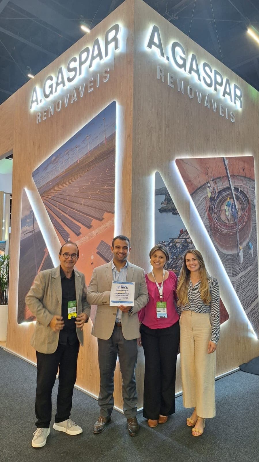 Construtora potiguar A.Gaspar conquista o Prêmio Ouro em Sustentabilidade na maior feira de energia renovável da América Latina