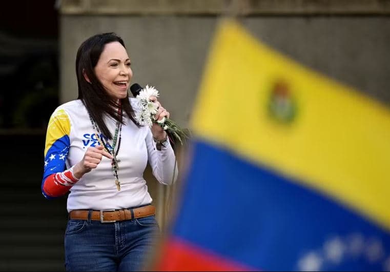 María Corina Machado agradece Trump em 1º declaração após receber Nobel da Paz