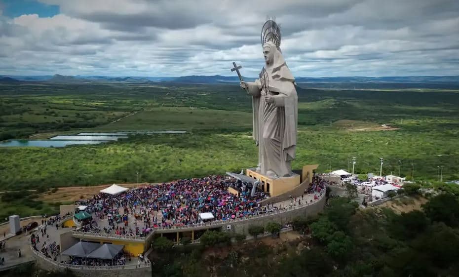 Estátua de Santa Rita de Cássia é reconhecida como Patrimônio Cultural, Turístico e Religioso do RN