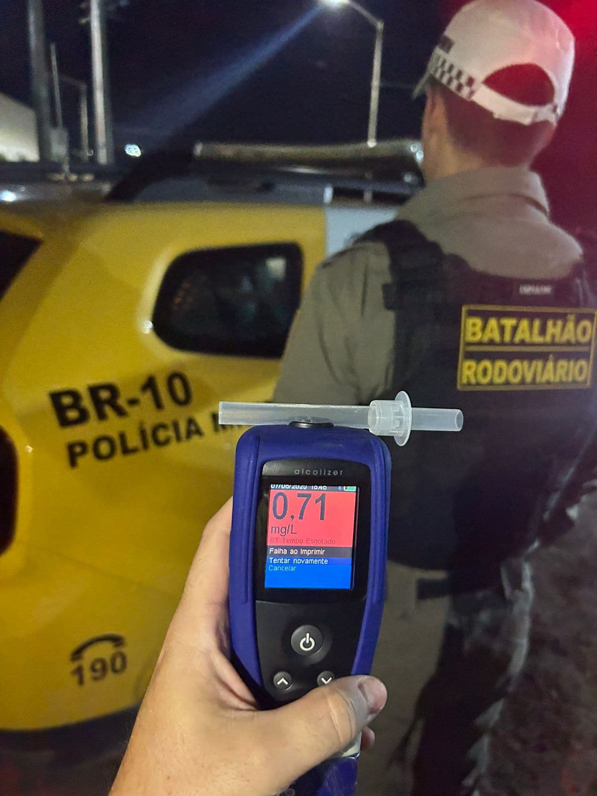 RN registra maior número de prisões por embriaguez ao volante em um único dia desde 2016