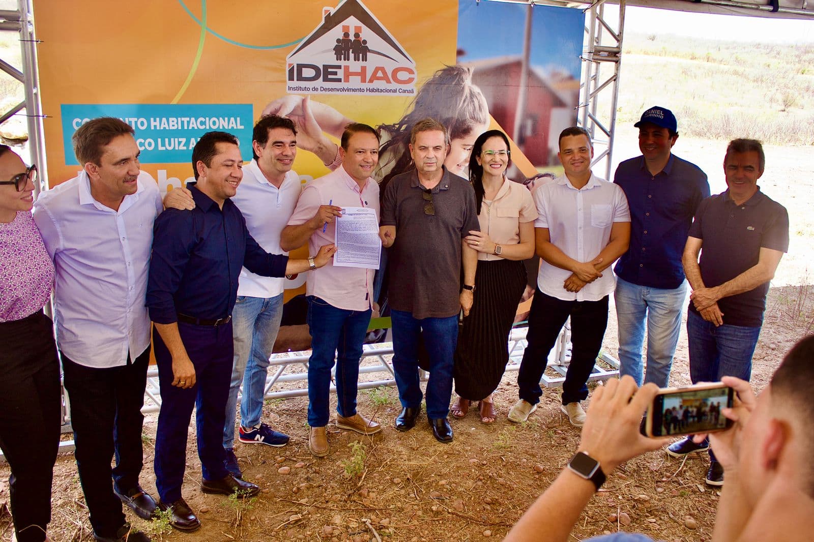 Em Assu, Rogério Marinho participa de ato com o prefeito e do lançamento do Projeto Vale + Vivo
