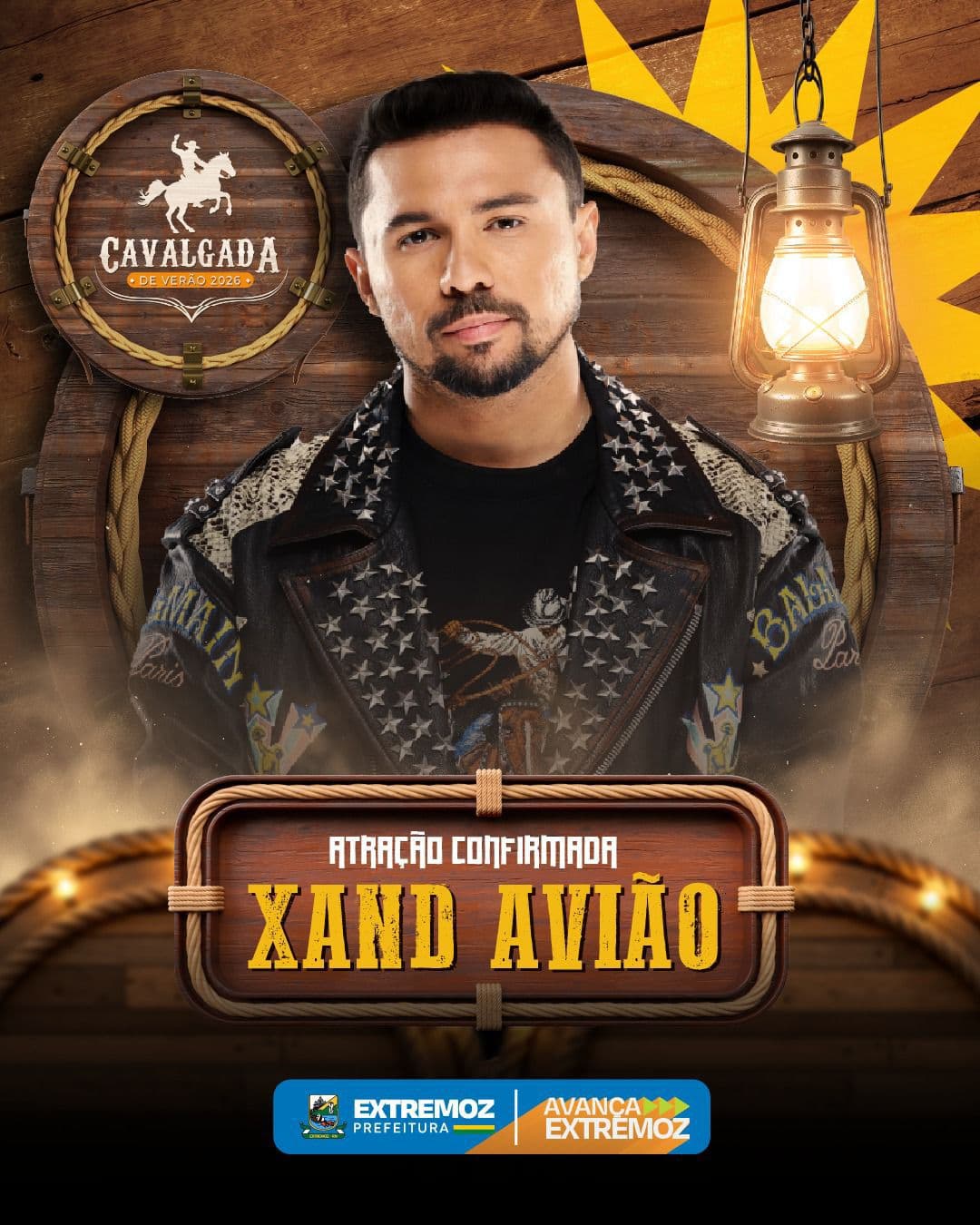 Extremoz anuncia Cavalgada de Verão com show de Xand Avião