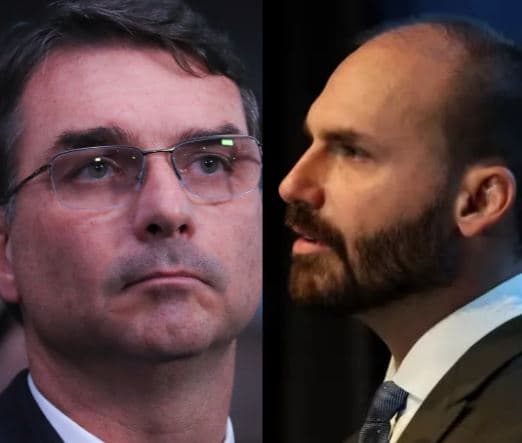 Em decisão, Moraes classifica ações de Eduardo e Flávio como ‘patéticas'