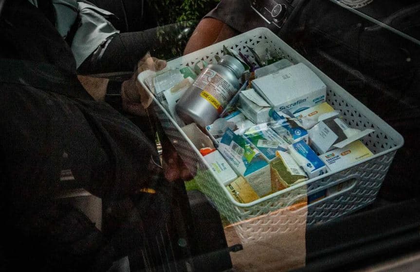 Após prisão, seguranças levam remédios de Bolsonaro para a sede da PF