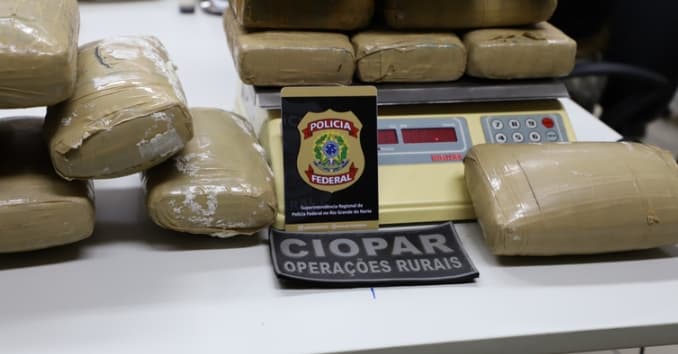 Operação pega suspeitos com 20 kg de maconha escondidos em carro no RN