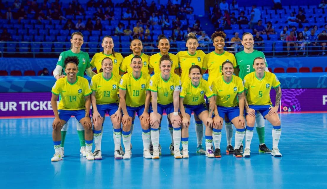 Brasil atropela Portugal e conquista a 1ª Copa do Mundo Feminina de Futsal