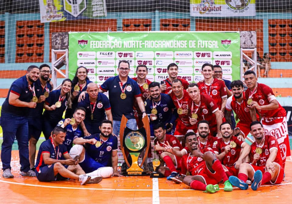 América vira sobre o Apodi e conquista seu 40º título do futsal potiguar com campanha invicta