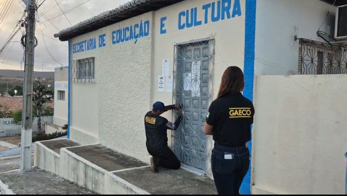 Operação do MPRN investiga fraudes em contratos na Prefeitura de Caiçara do Rio do Vento