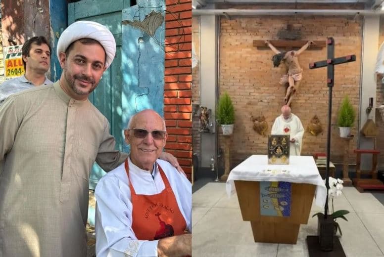 Muçulmano transmite missa do padre Júlio após veto da Igreja Católica