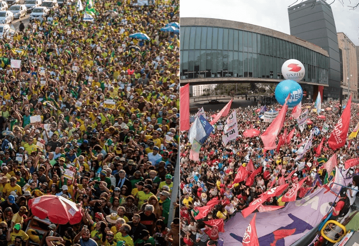 PESQUISA DATAFOLHA: 35% se identificam com a direita e 22% com a esquerda