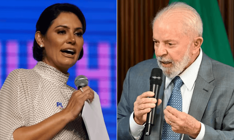 Michelle Bolsonaro fará pronunciamento na mesma hora do discurso de Lula nesta quarta (24)