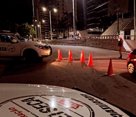 Moto com 164 multas em aberto e quase R$ 50 mil em débitos é recolhida na Operação Lei Seca