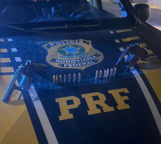 OPERAÇÃO TERRITÓRIO SEGURO: PRF prende dupla armada e impede assalto na BR-226, em Natal