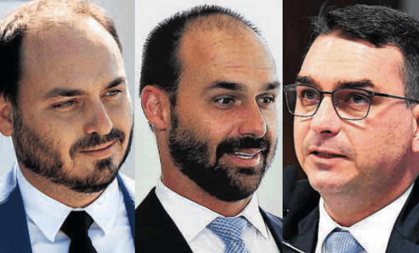 Filhos de Bolsonaro reagem após Moraes negar prisão domiciliar para o ex-presidente: "atrocidade humanitária", "ser abjeto"
