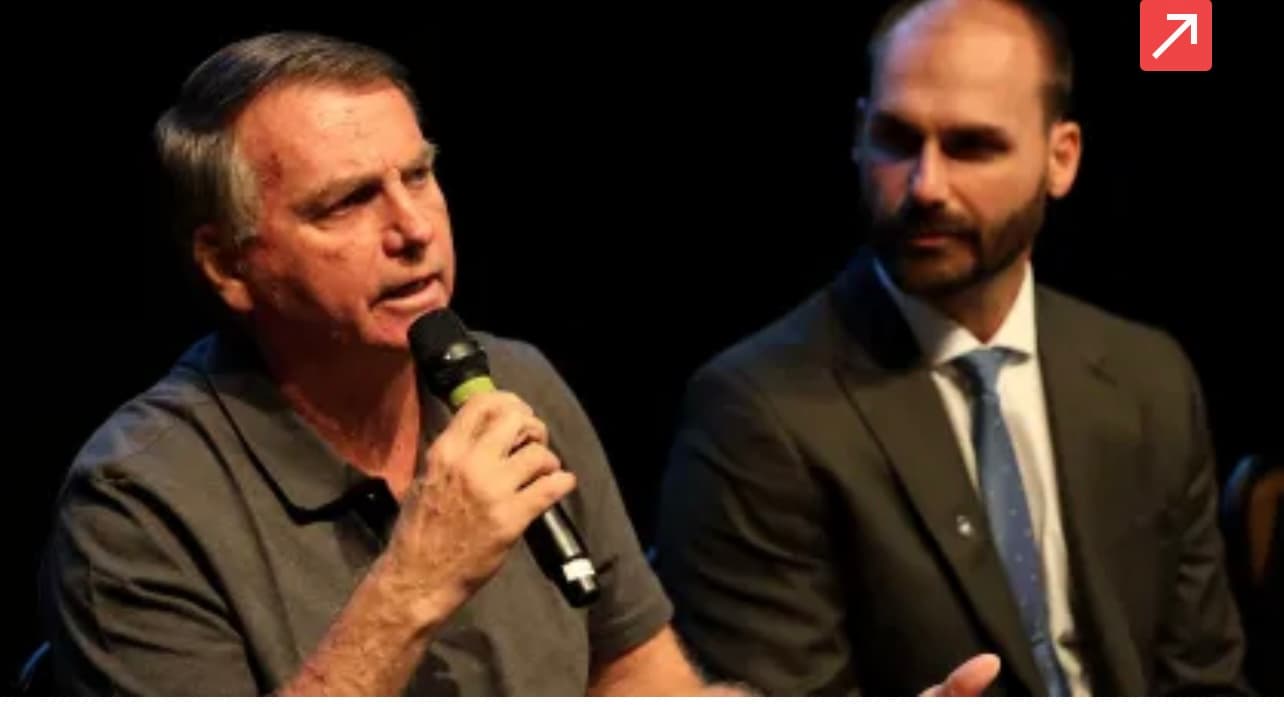 Eduardo compara prisão de Bolsonaro e Maduro e diz: "Tenho inveja"