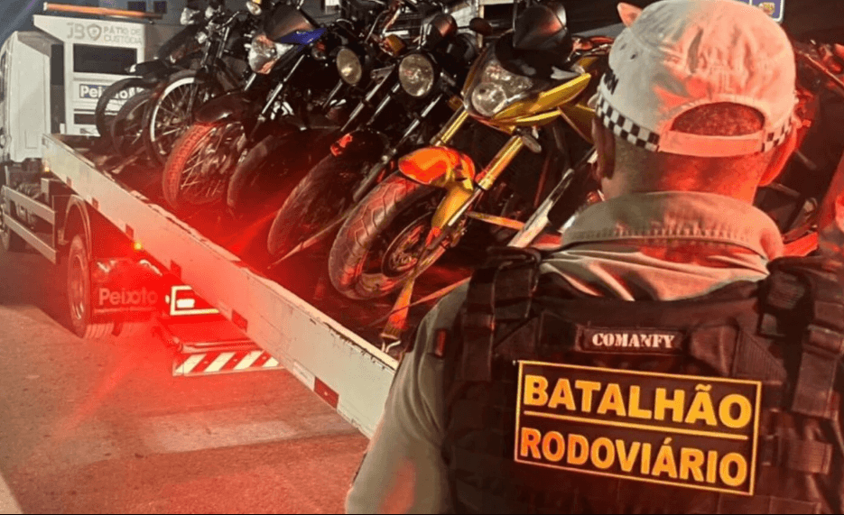 CPRE remove de circulação mais de 600 motos barulhentas em 2025 no RN