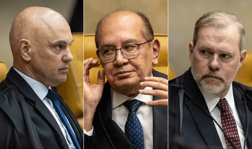 STF sob pressão: Moraes, Gilmar e Toffoli se recusam a revelar cachês de palestras