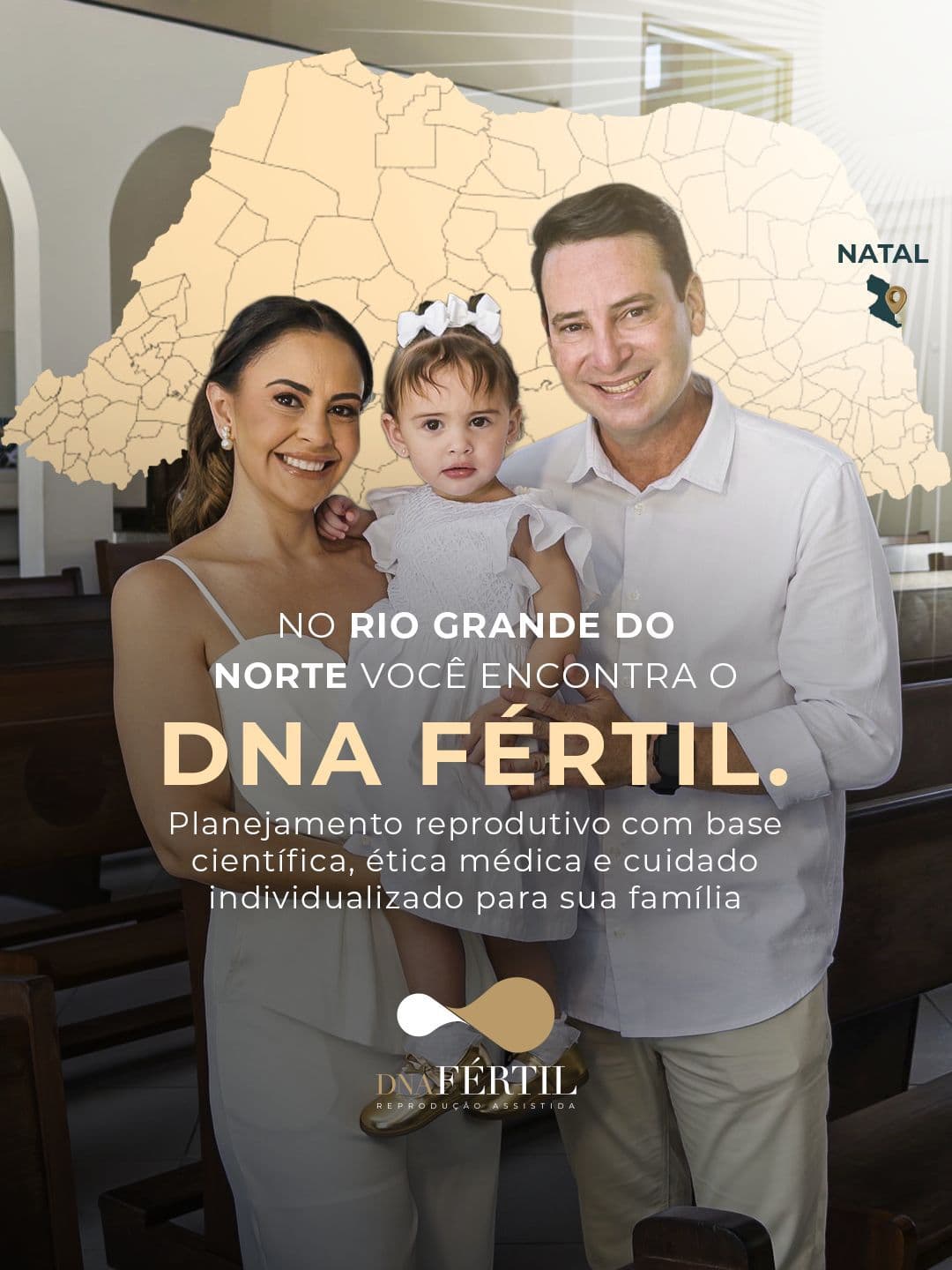 No RN, histórias como a de Sara Andrade e Tony Gomes começam no DNA Fértil