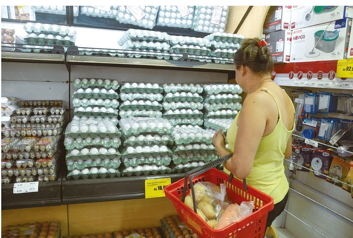 Preço dos ovos diminui em janeiro para o menor nível em seis anos