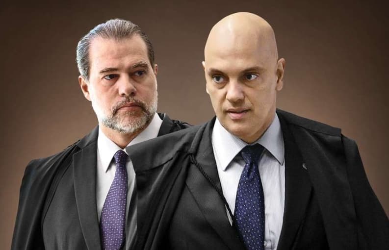 AtlasIntel: Toffoli e Moraes lideram rejeição no STF, com 81% e 59%, respectivamente; Mendonça é o melhor avaliado, com 43%