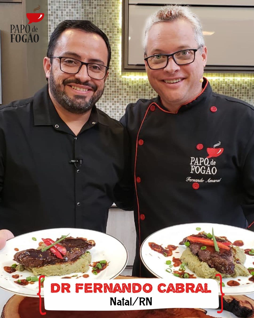 Papo de Fogão recebe Dr. Fernando Cabral, e os chefs Walter Dantas e Eugênio Cantídio