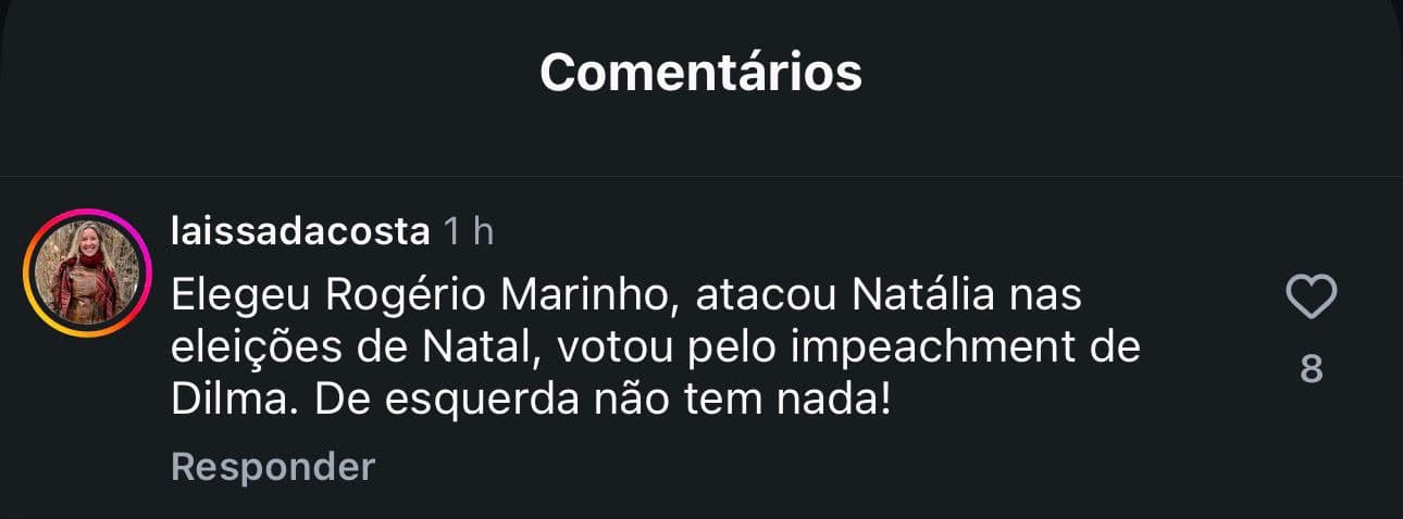 FOGO NO PARQUINHO CONTINUA: Gerente de Comunicação da Potigas e uma das coordenadoras da campanha de Samanda detona Rafael