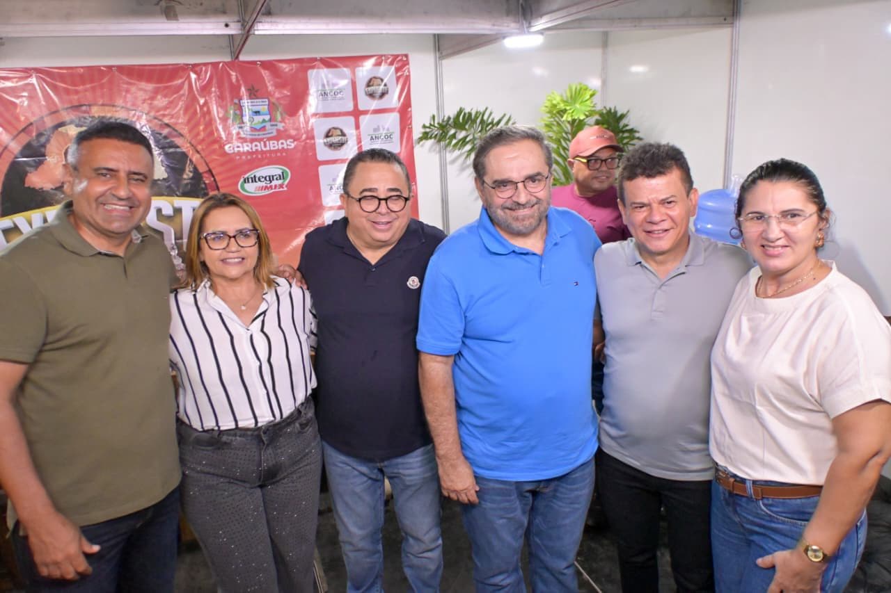 Álvaro Dias participa da Expoeste em Caraúbas e reforça parceria com Givago Barreto, Eugênio Alves e Juninho Alves