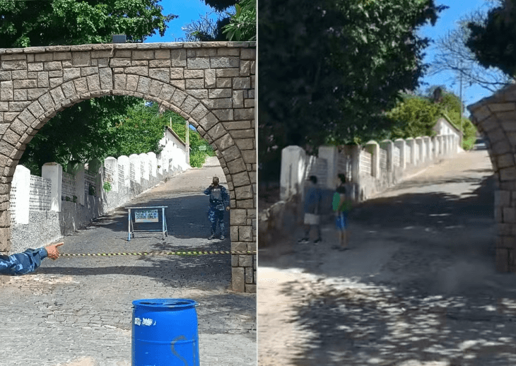 Arco do Santuário de Nossa Senhora dos Impossíveis em Patu é demolido após ser atingido por veículo