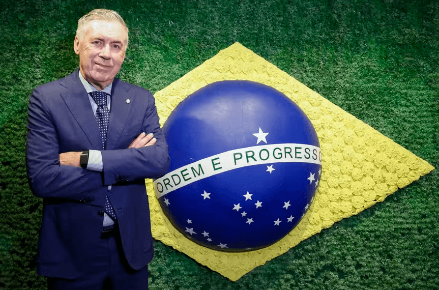 SELEÇÃO BRASILEIRA: Antes da Copa do Mundo 2026, CBF renova contrato com técnico Carlo Ancelotti até 2030