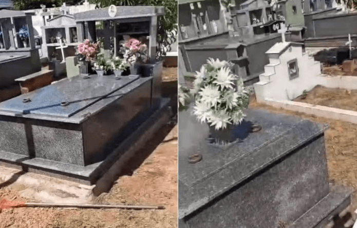 Pelo menos 21 crucifixos de bronze são furtados de jazigos em cemitério no interior do RN