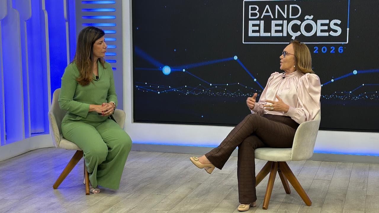 Zenaide Maia abre série de entrevistas na Band TV e destaca atuação em defesa do povo e segurança pública