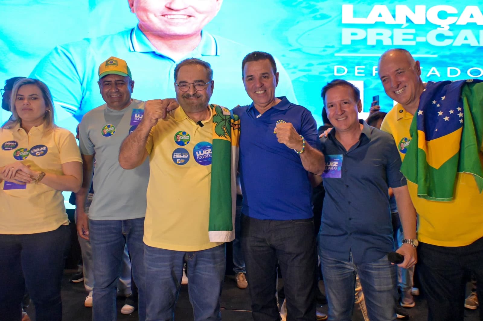 Álvaro Dias prestigia lançamento da pré-candidatura de Luiz Eduardo em evento marcado por grande mobilização popular