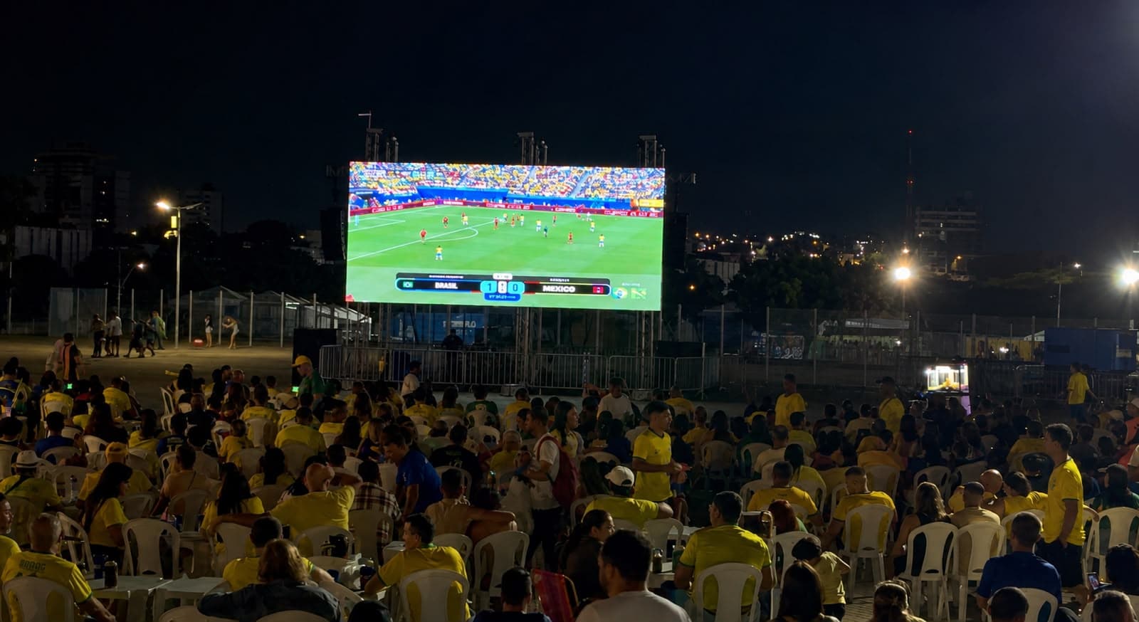 São João de Natal terá transmissão do jogo da Seleção Brasileira na sexta-feira (19)