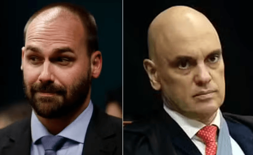 Moraes nega adiamento de julgamento no STF que pode condenar Eduardo Bolsonaro